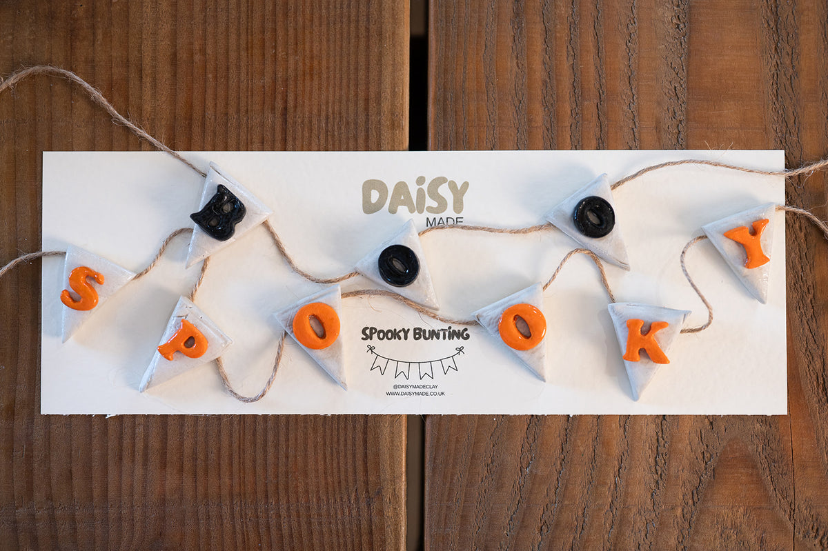 Halloween Clay Bunting