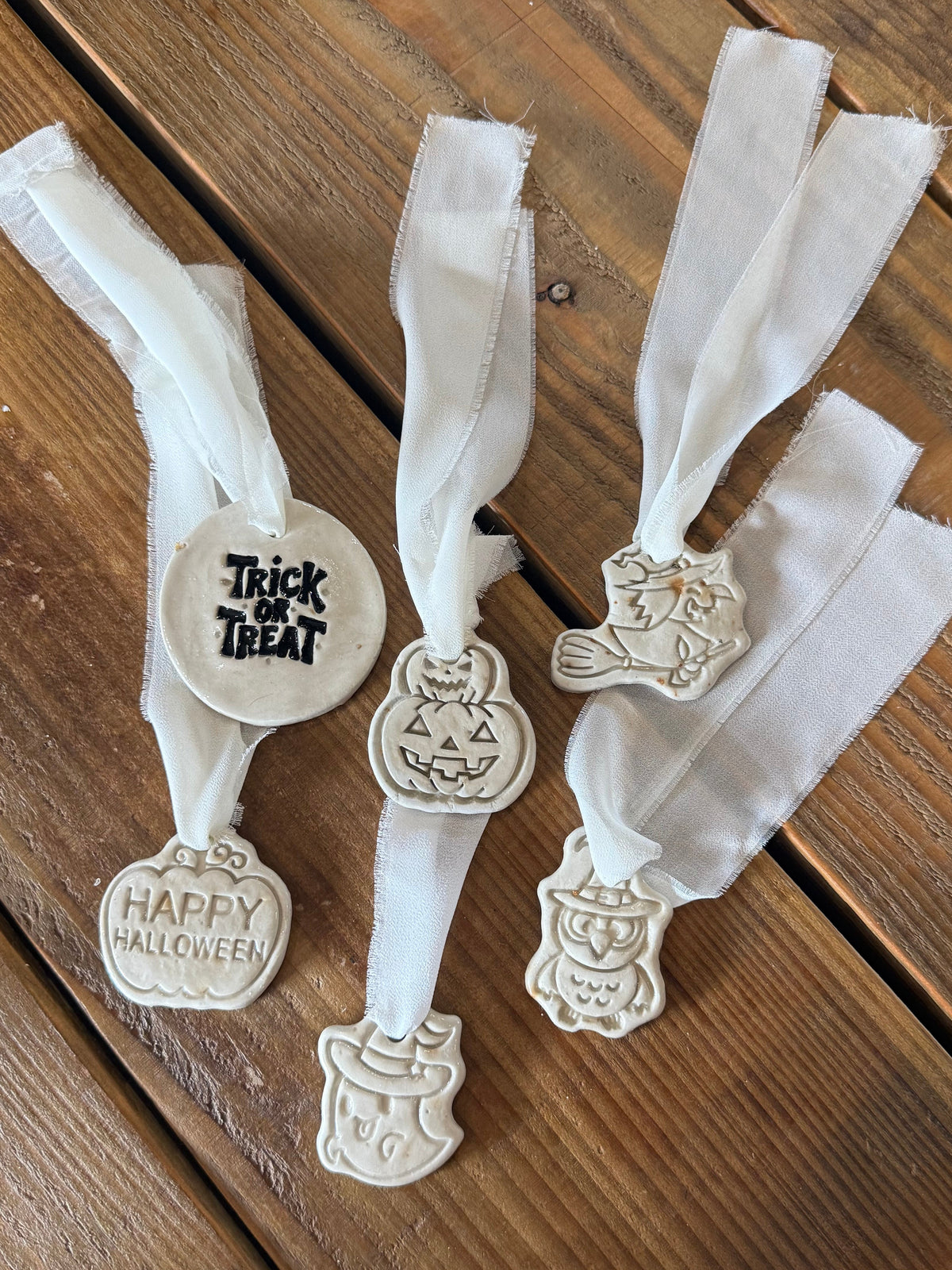 Halloween Clay Hanging Decorations