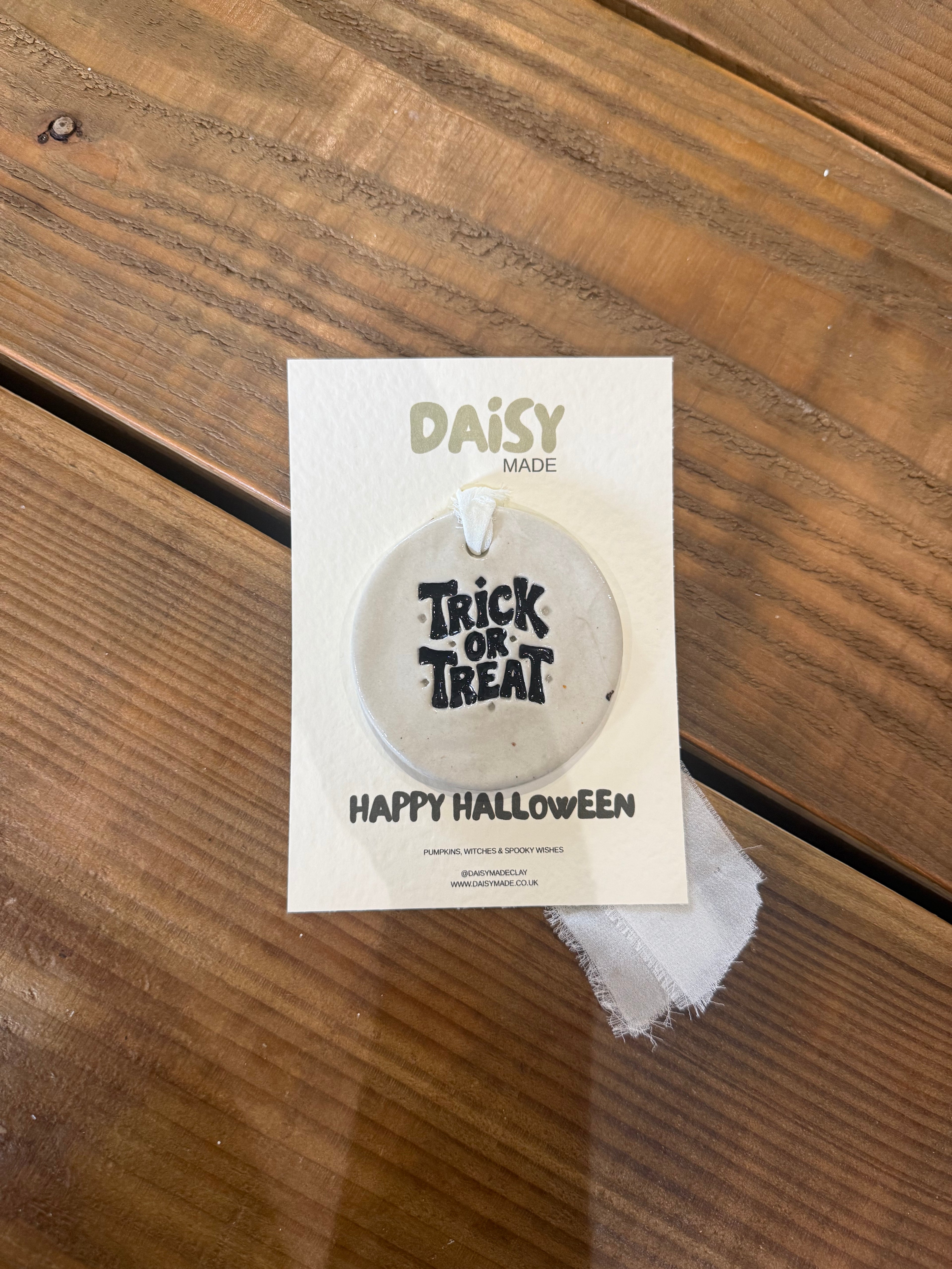 Halloween Clay Hanging Decorations